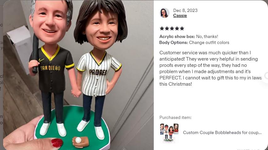 Custom Wedding Cake Toppers, custom couple anniversary bobbleheads, funny wedding keepsake for couples