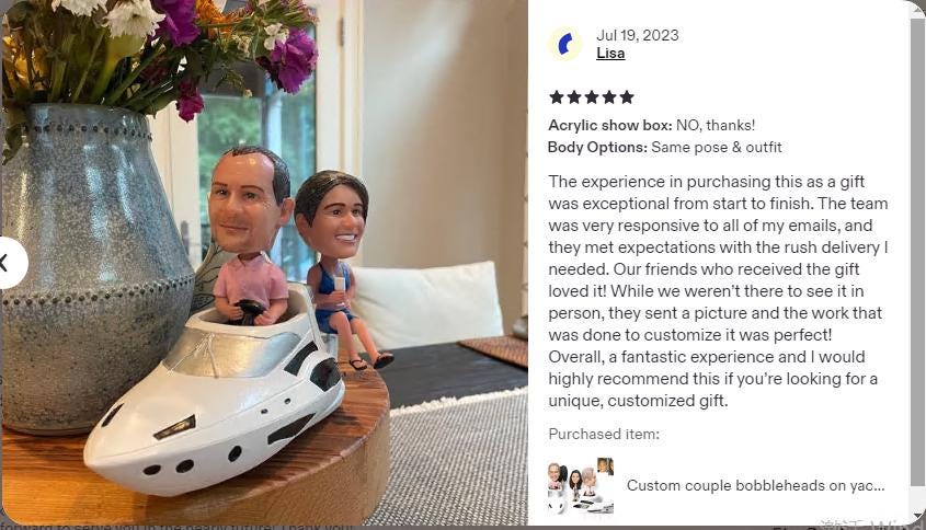 Custom Wedding Cake Toppers, custom wedding couple bobbleheads, funny wedding keepsake for couples
