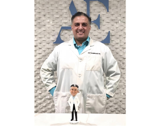 Custom Doctor Bobblehead, Custom Surgeon Physician Figurine, Practitioner graduate gifts, Dentist/pharmacist Office decor