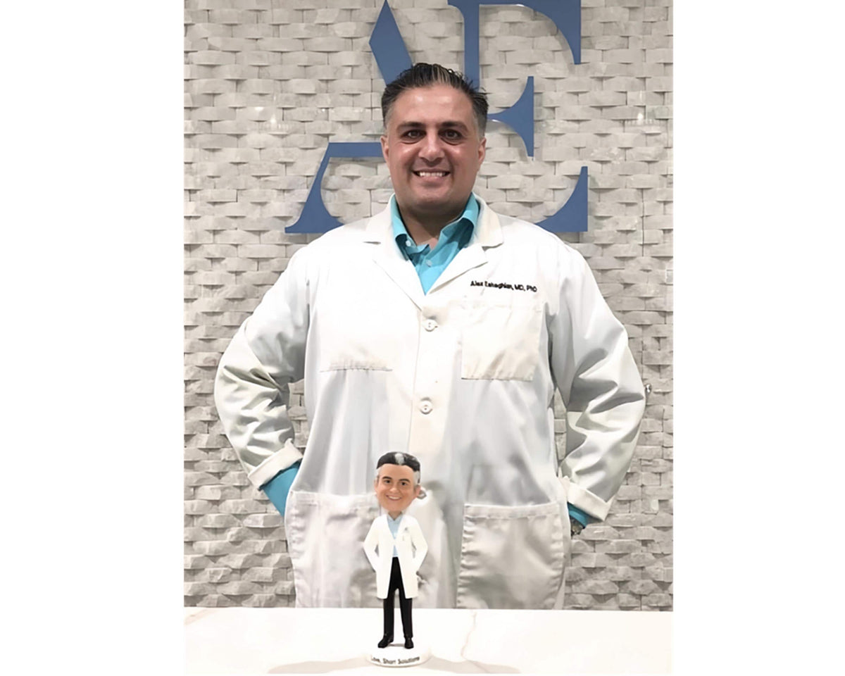 Custom Physician Bobblehead, Custom Surgeon/Doctor/Practitioner Figurine, Docotr Office Decor