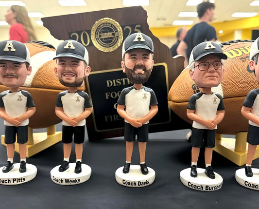 Custom youth team coaches bobbleheads, handmade trainer/Manager figurine, Personalized Team Gift