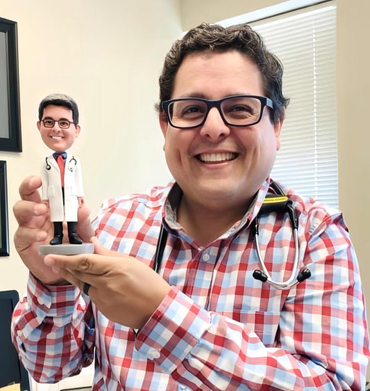 Custom Physician Bobblehead, Custom Surgeon/Doctor/Practitioner Figurine, Docotr Office Decor
