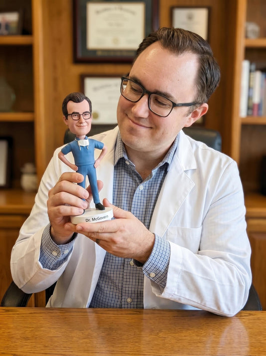 Custom Dentist Bobblehead, Dentist graduation gifts, office desk decor dentist bobbleheads