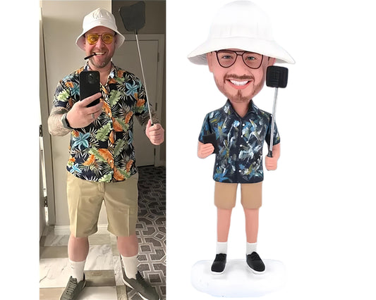 Custom Bobblehead from pictrue, Custom man figurine, surprising gift male bobblehead