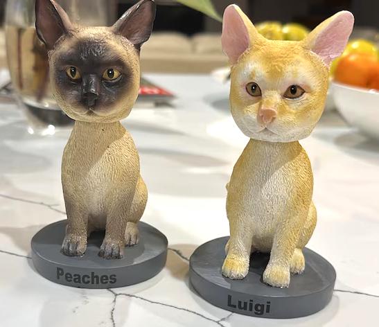 Custom Dog Bobblehead, Custom pet figurine, head to toe custom dog statue