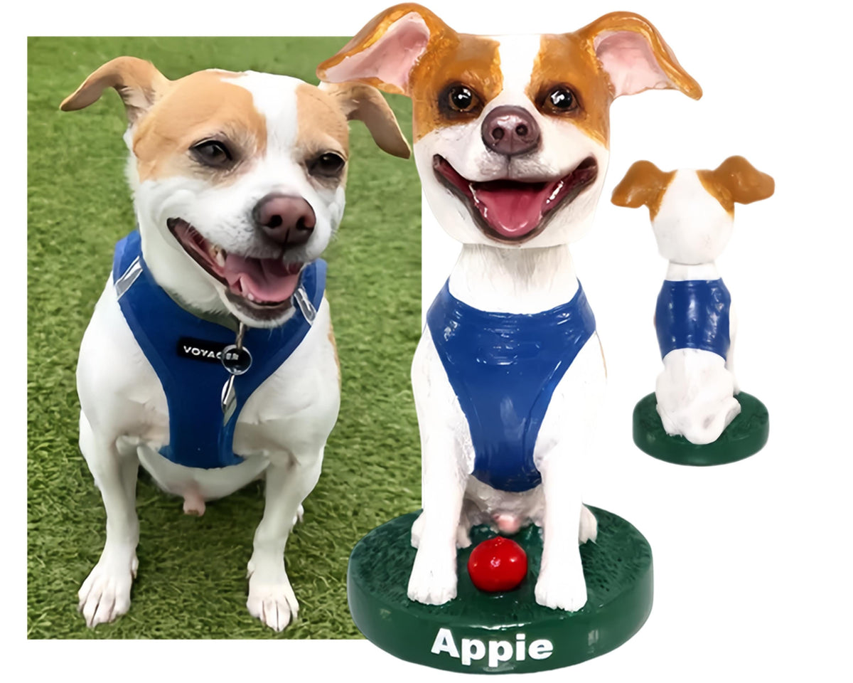 Custom Dog Bobblehead, Pet Memorial Keepsake, Personalized dog Figurine, Gift for pet owner