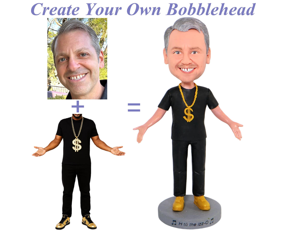Fully customized Bobblehead from pictures, Custom figurine with any pose and outfits, Personalized office desk decor, dashboard Nodding Doll