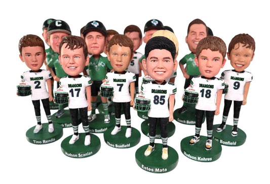American Football Bobbleheads, Youth team Personalized figurines, Team Gift for Players and Coaches