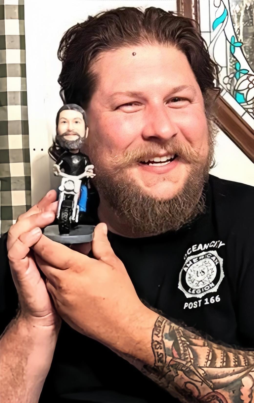 Custom Rider Bobblehead, Personalized Motorhead Figurine, Unique Birthday Gift for boss/husband/Father