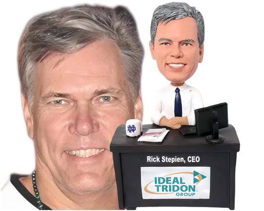 Custom boss bobblehead, manager figurine birthday keepsake, retirement gift for co-workers, Office/home decoration