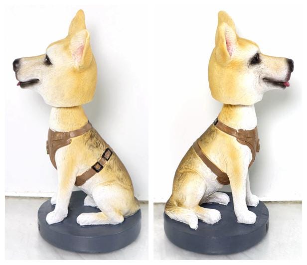 Custom Dog Bobblehead, Handmade Pet Figurine from Photo, Office Home Decor