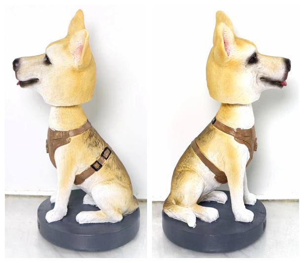 Custom Pet Bobblehead, 3D Handmade Dog figurine Memorial Statue, Office Decor