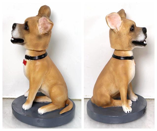 Custom Pet Bobblehead, 3D Handmade Dog figurine Memorial Statue, Office Decor
