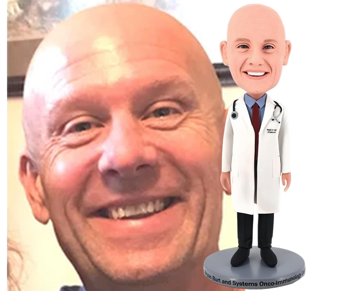 Custom Physician Bobblehead, Custom Surgeon/Doctor/Practitioner Figurine, Docotr Office Decor