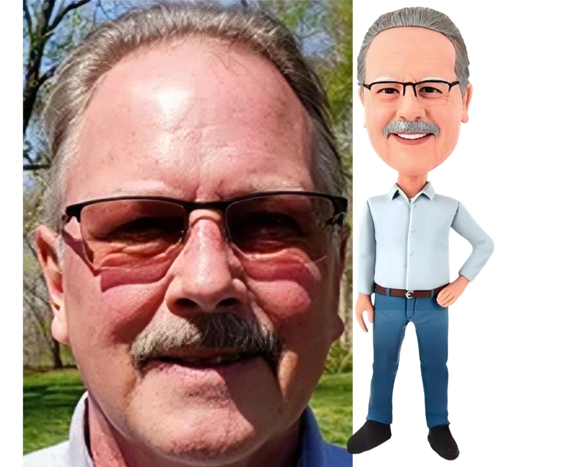 Custom Boss bobblehead, Personalized boss figurine,  birthday gift for Entrepreneur, Office/home deocration
