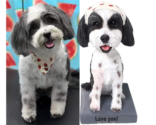 Custom dog statue, gift for pet onwer, pet figurine birthday keepsakes