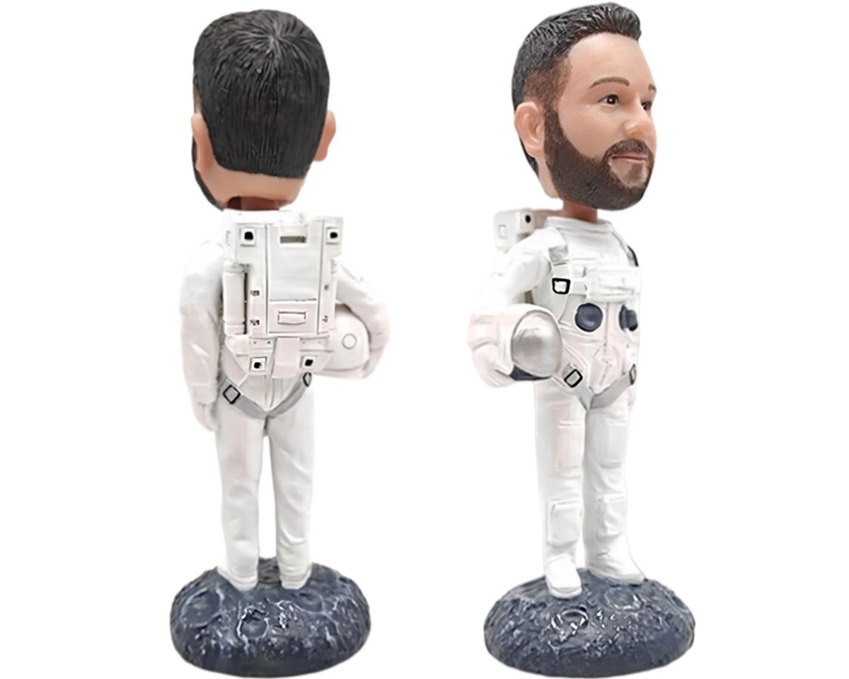 Custom Astronaut Bobbleheads, Personalized Spaceman Figurines, Team Gifts for employees/co-workers
