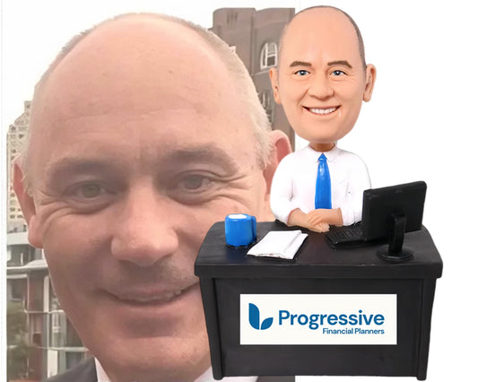 Employee Custom bobblehead, manager figurine birthday keepsake, retirement gift for co-workers, Office/home decoration