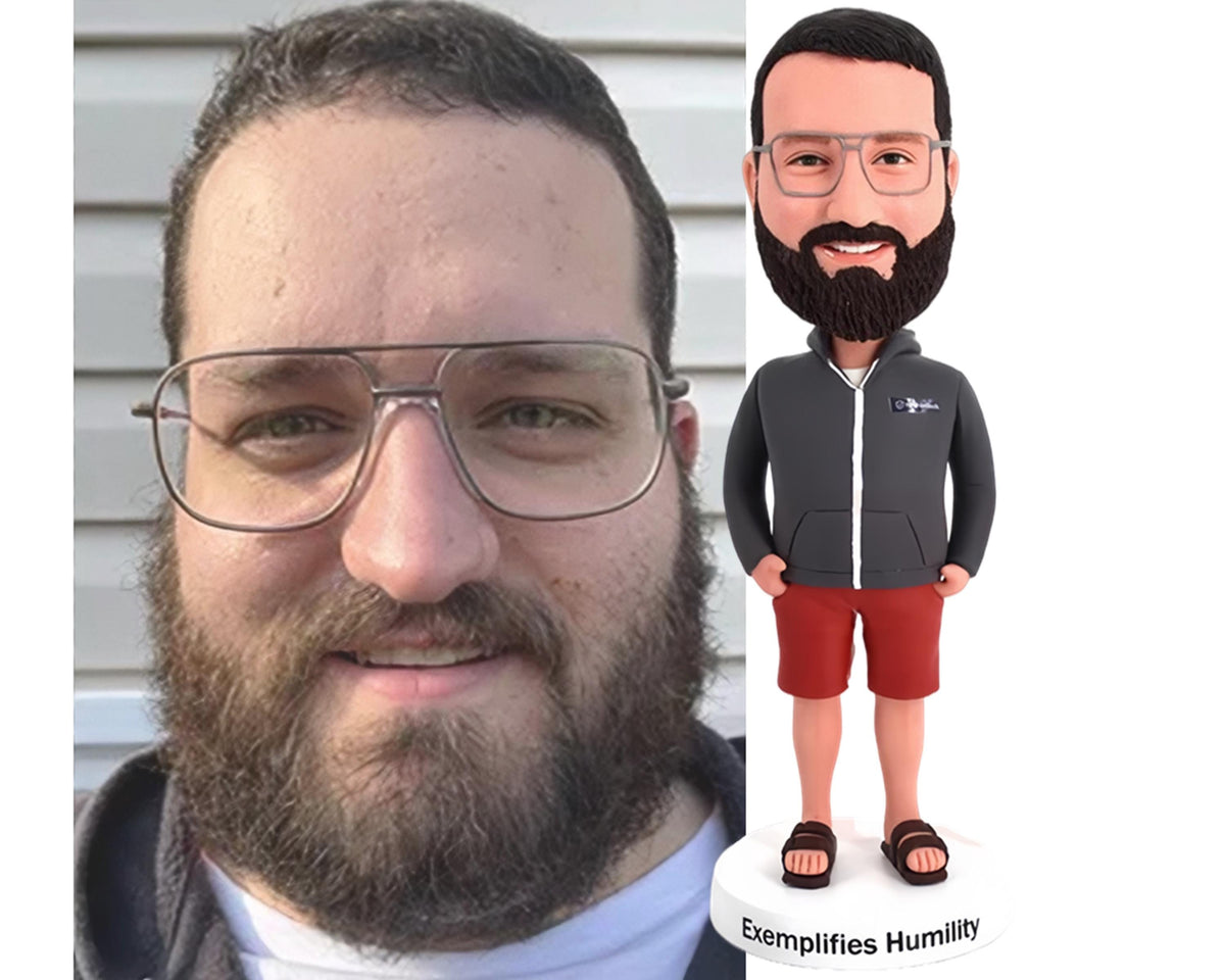 Custom Bobblehead figurine for him, Personalized statue from picture, Office/home decor for boss/husband