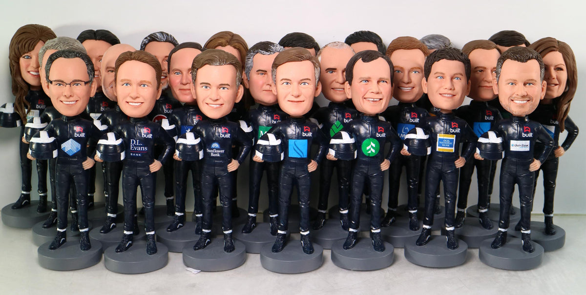 Racer Custom Bobblehead, Personalized Nascar Driver figurine, handamde F1 bobblehad
