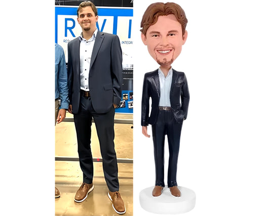 Entrepreneue Custom Bobblehead, Gift for Hustler/businessman/Industrialist, Personalized Office Desk Decoration