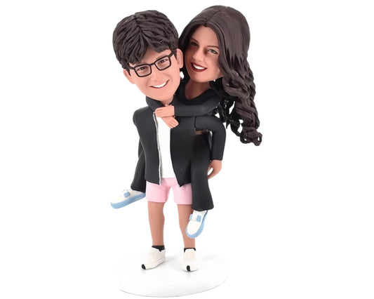 Couples set custom bobbleheads, Anniversary gift ideas for couples, His and hers gifts personalized figurine from picture