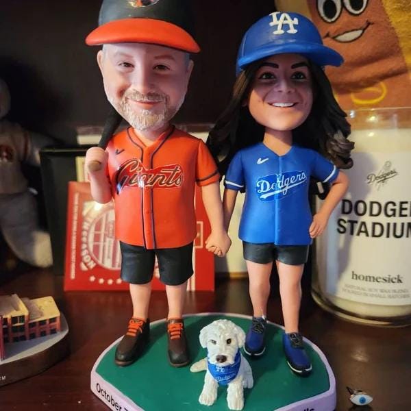 Indian Wedding Custom Cake Topper, Indian Couple Bobblehead personalized from picutre, funny wedding keepsake