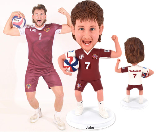 Custom NBA bobblehead, school basketball team figurine collection, personalized team members graduation gifts
