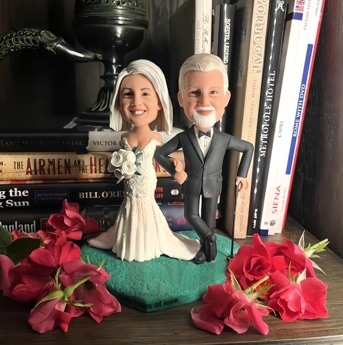 Custom couple bobbleheads, wedding gifts for couples, funny anniversary keepsake