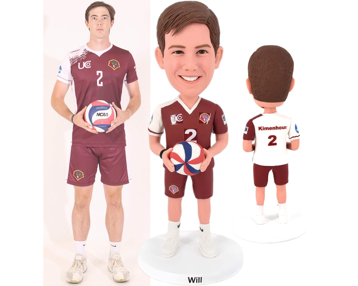 Basketball Custom bobblehead gift for team, team figurine collection, personalized basketball players figurines, graduation gifts