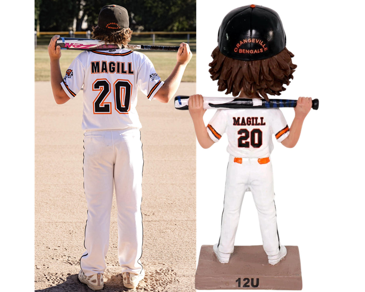 Baseball Bobbleheads Custom,Team Figurine Collection, Personalized Baseball Players dolls , Thank-you Gifts for Baseball Coaches