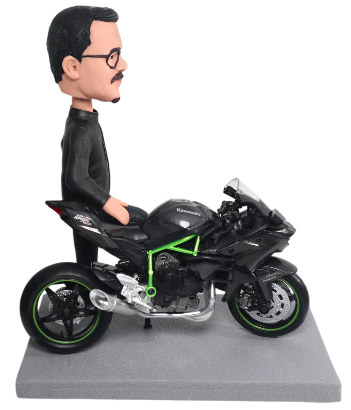 Custom Rider Bobblehead, Personalized Motorhead Figurine, Unique Birthday Gift for boss/husband/Father