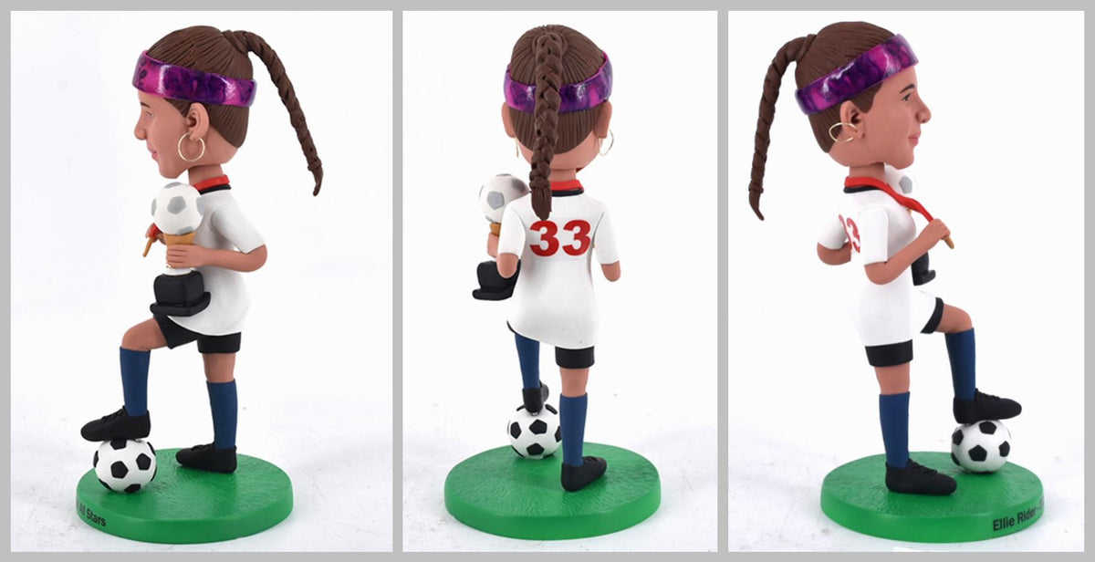 Marathon Custom Bobblehead, Personalized Runner Figurine, Handmade Coach Statue, Office/Home Desk decor