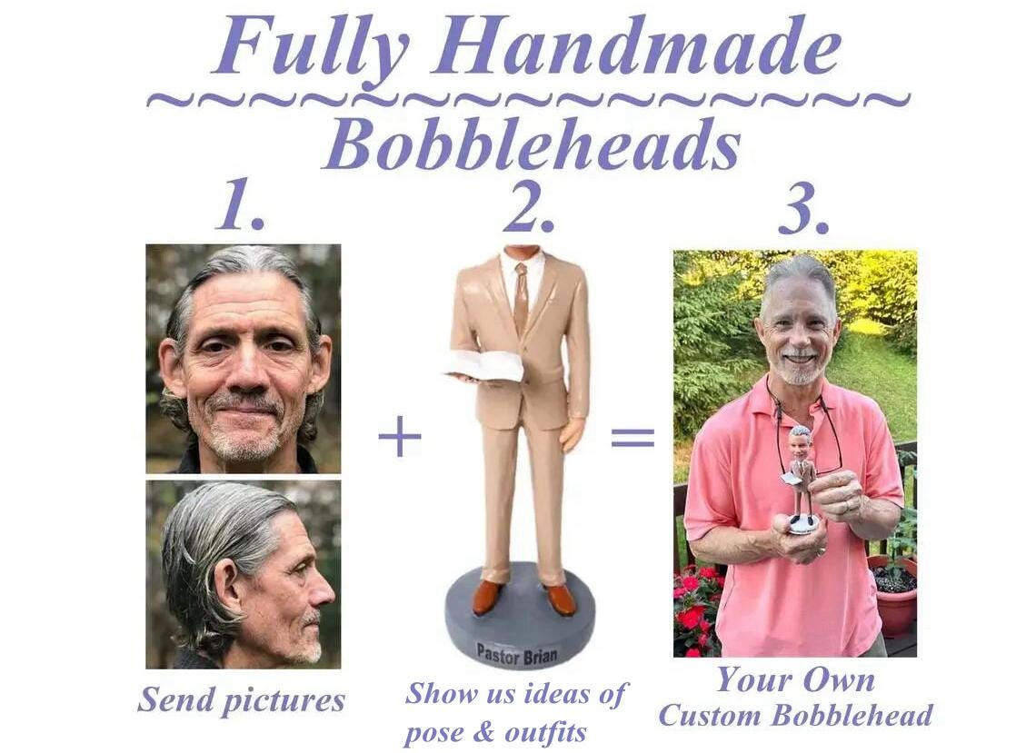 Custom Floatplane Pilot Bobblehead, Personalized Seaplane Aviator Gift, Flight Instructor Retirement Present, Office/Home Decor