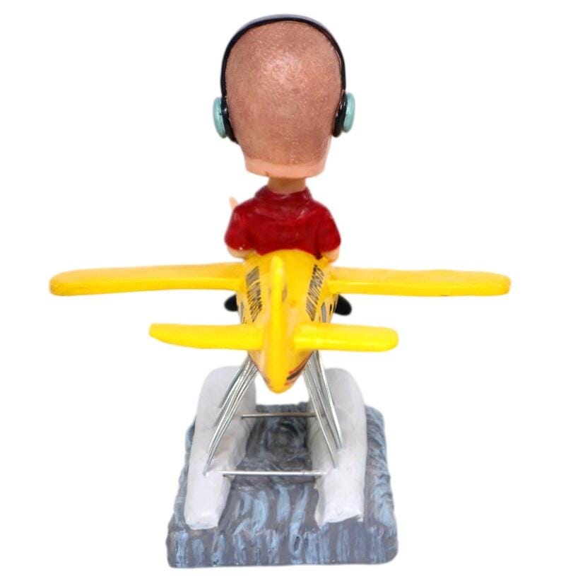 Custom Floatplane Pilot Bobblehead, Personalized Seaplane Aviator Gift, Flight Instructor Retirement Present, Office/Home Decor